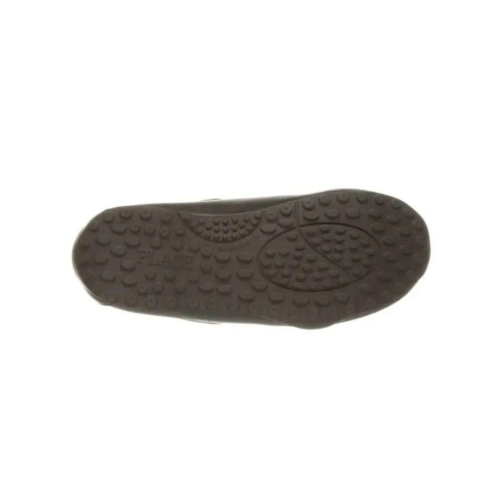 The Children's Place Boys Slip On Loafer Faux Suede Dress Shoe (Size 4 Big Kids)